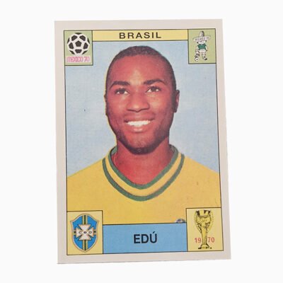 PANINI Sticker World Cup story - 43 BRASIL Edu Mexico 70