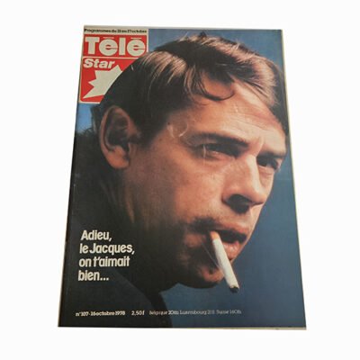 Télé Star - n107 16 octobre 1978 Adieu Jacques Brel