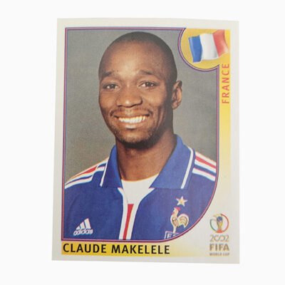 panini World Cup Korea Japan 2002 N°36 Claude Makelele
