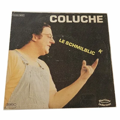 45T Vinyl – Coluche – Le Schmilblick – Disque 45 Tours Vintage Humour Français