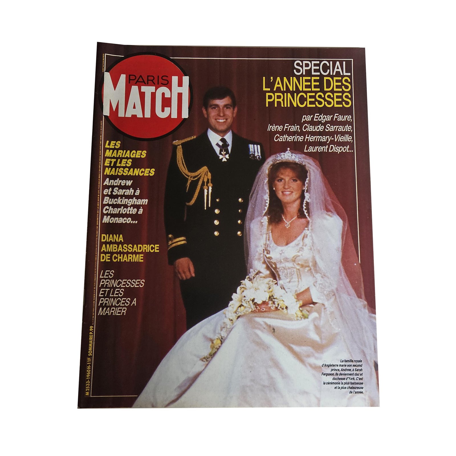 Paris Match Hors séie 4e trimestre 1985