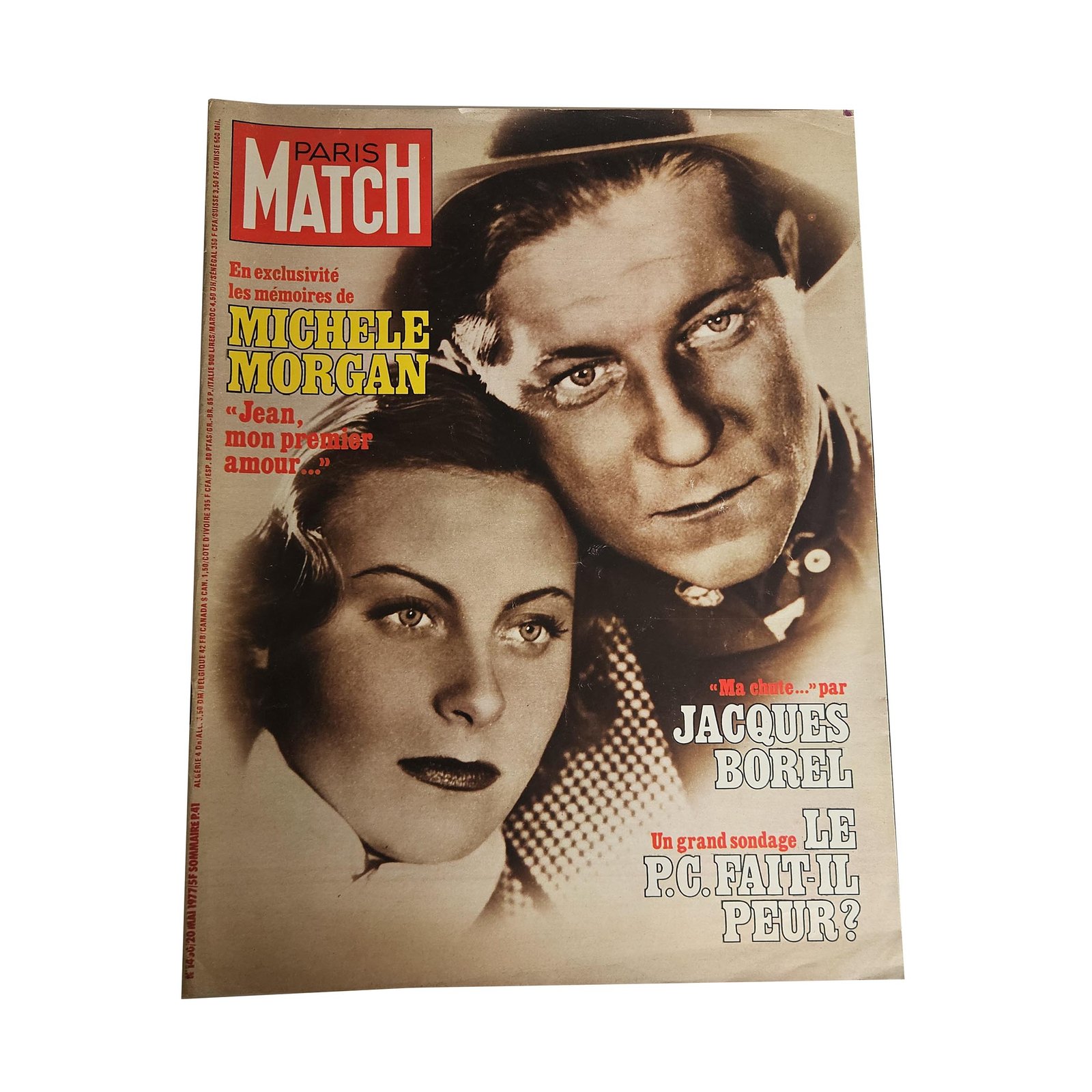 Paris Match n°1460 du 20 mai 1977, magazine original d'époque en français.