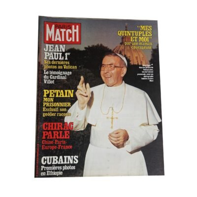 Paris Match n°1533 13 octobre 1978
