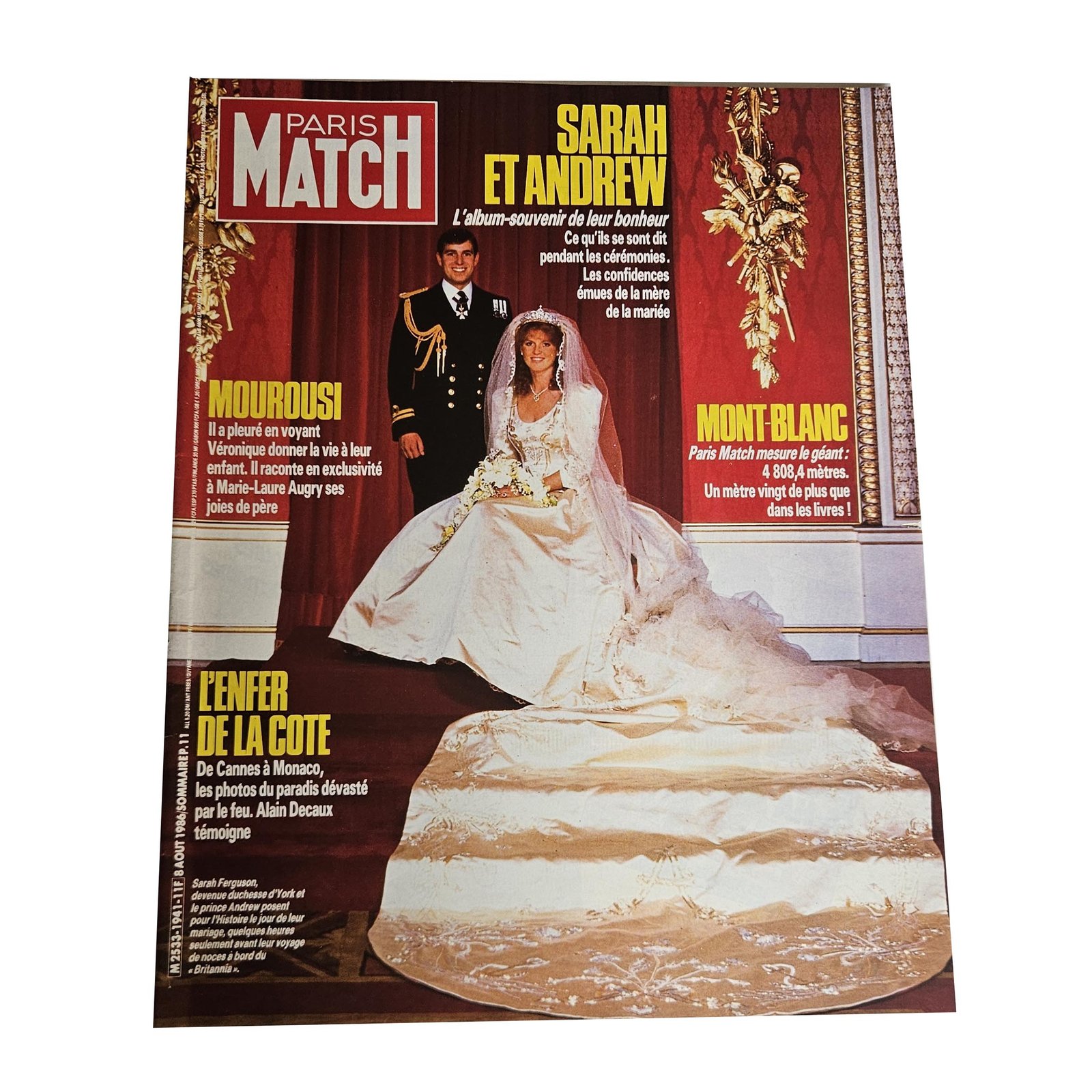 Paris Match n°1941 8 aout 1986