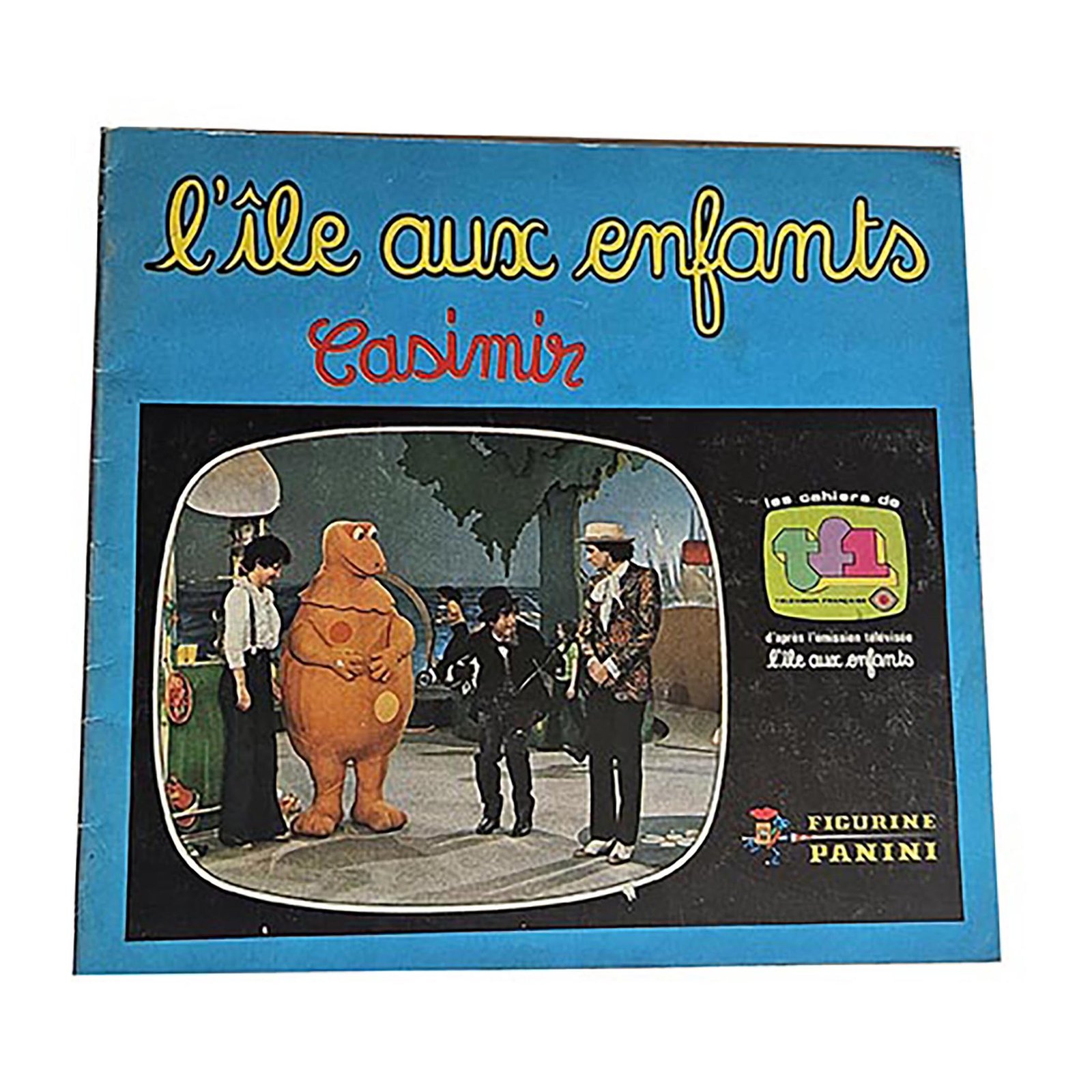 Panini L’Île aux Enfants – Casimir – Album incomplet – 1976/1977