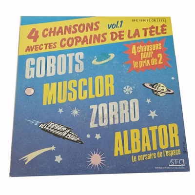 45T – 4 Chansons avec tes copains de la télé Vol.1 004