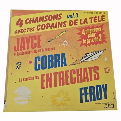 45T – 4 Chansons avec tes copains de la télé Vol.3 004