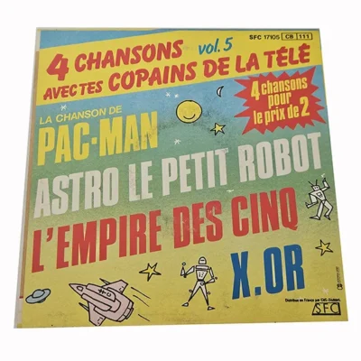 45T – 4 Chansons avec tes copains de la télé Vol.5 004