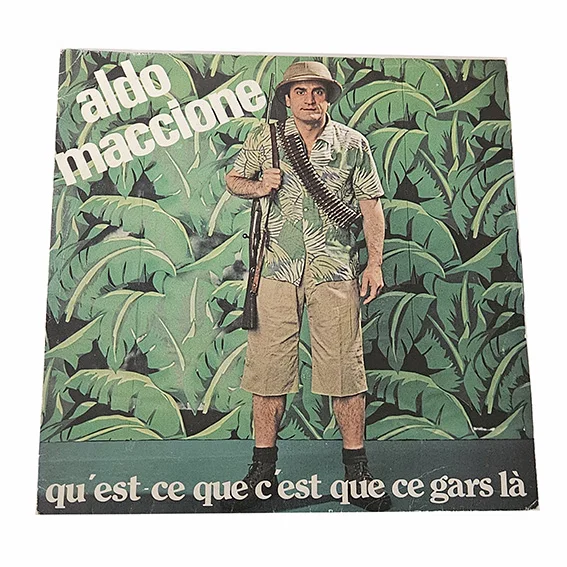 45T Aldo Maccione – Qu'est-ce que c'est que ce gars-là ? – Vinyle 7"