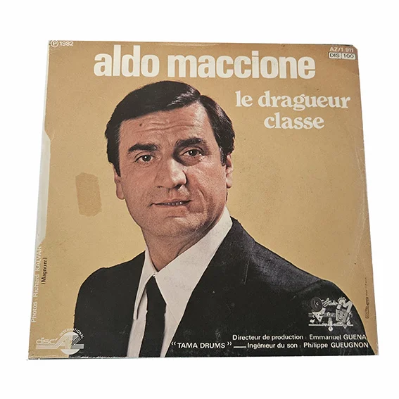 45T Aldo Maccione – Qu'est-ce que c'est que ce gars-là ? – Vinyle 7" – Image 2