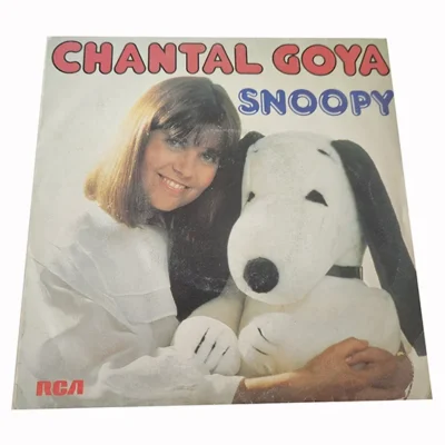 45 Tours Chantal Goya – Snoopy – Vinyle 7" – Disque Vintage – Chanson Jeunesse