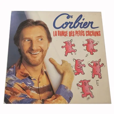 45T Corbier – La Danse des Petits Cochons / Patati Patata – Club Dorothée – AB Kid 1990 – Vinyle 7"
