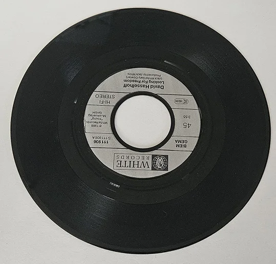 45T David Hasselhoff – Looking For Freedom – Vinyle 7" Single 1989 – Pop Synth-Pop – CBS – Image 3