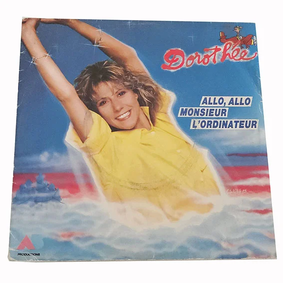 45T Dorothée – Allô Allô Monsieur l'Ordinateur – AB Productions – Club Dorothée – Vinyle 7 Pouces