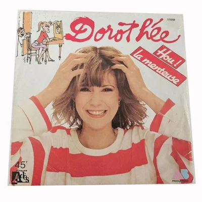 45T Dorothée – Hou ! La Menteuse – AB Productions – Club Dorothée – Vinyle 7 Pouces