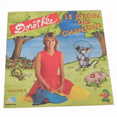 45T Dorothée – Le Jardin des Chansons – AB Productions – Club Dorothée – Vinyle 7 Pouces