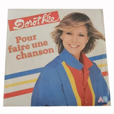 45T Dorothée – Pour Faire Une Chanson – AB Productions – Club Dorothée – Vinyle 7 Pouces