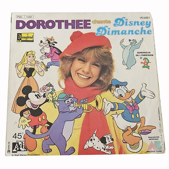 45T Dorothée – Rox et Rouky – Bande Originale Disney – Vinyle 7 Pouces – Image 2