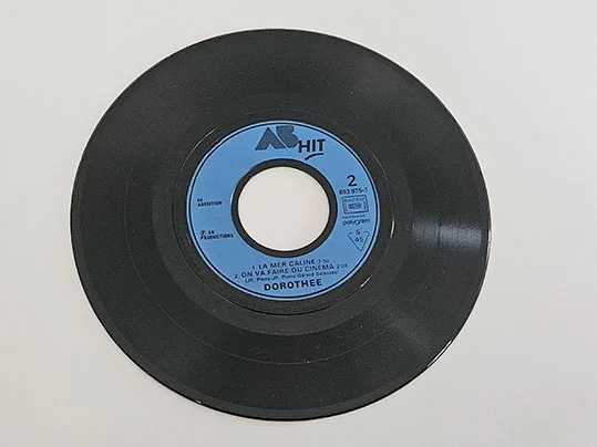 45T Dorothée – Tant Qu'On A Des Amis / Détective Privé – AB Productions – Club Dorothée – Vinyle 7 Pouces – Image 3