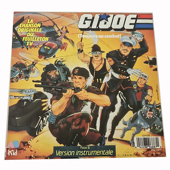 45T G.I. Joe – Générique TV – Dessin Animé – Vinyle 7 Pouces – Années 80