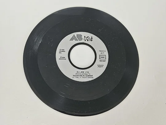 45T G.I. Joe – Générique TV – Dessin Animé – Vinyle 7 Pouces – Années 80 – Image 3