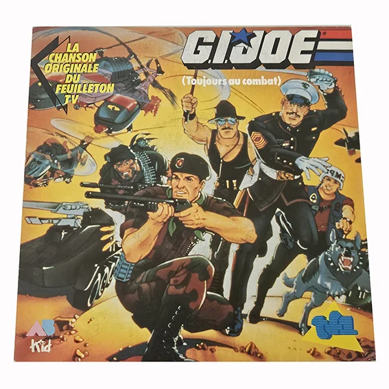45T G.I. Joe – Générique TV – Dessin Animé – Vinyle 7 Pouces – Années 80 – Image 2