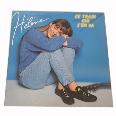 45T Hélène – Ce Train Qui S'En Va – AB Productions – Club Dorothée – Vinyle 7 Pouces