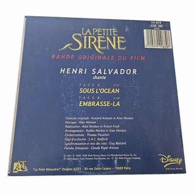 45T – La petite sirène Henri Salvador Sous L’océan Embrasse 004