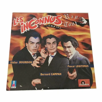 Les Inconnus – Rap Tout – 45 Tours Vinyl SP 1990 Humour Parodie Variété Française