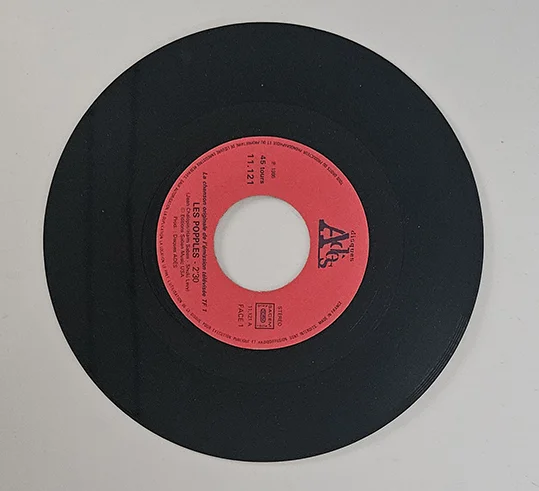 45 Tours Les Popples – Générique Original du Dessin Animé – Noam – Vinyle 7" 1986 – Image 3