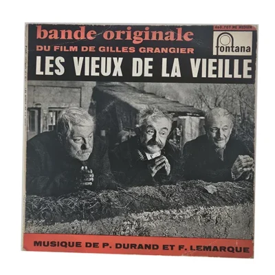 45 Tours Les Vieux de la Vieille – Paul Durand & Francis Lemarque – Vinyle 7" – Disque Vintage