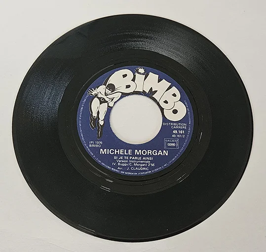45T Michèle Morgan – Si Je Te Parle Ainsi – Chanson Française – Vinyle 7 Pouces – Image 4