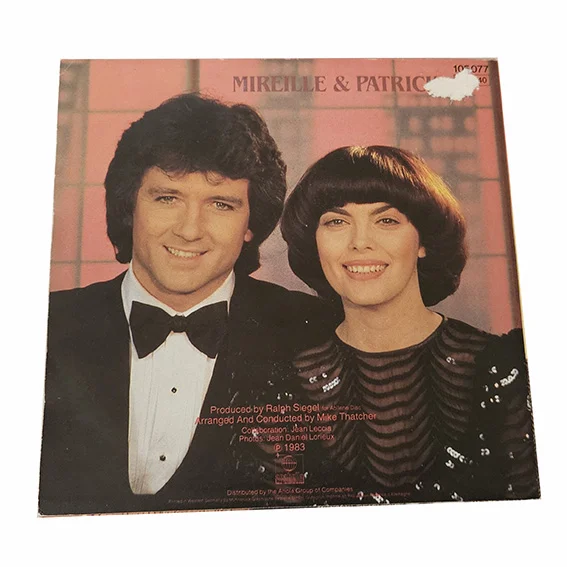 45T Patrick Duffy & Mireille Mathieu – Together We Are Strong – Vinyle 7" Single – 1983 – Image 3