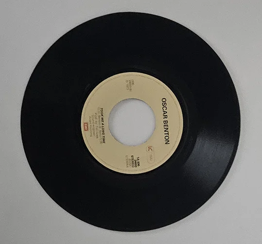 45T Oscar Benton & Alain Delon – Pour la Peau d'un Flic – BO Film – Vinyle 7" Single – 1981 – Image 4