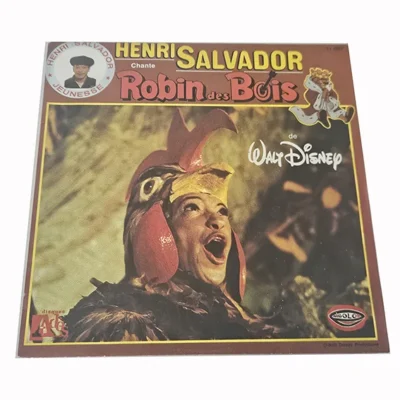 45 Tours Henri Salvador Chante Robin des Bois – Vinyle 7" – Disque Vintage