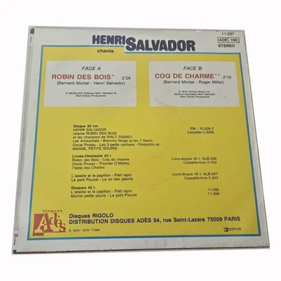 45T – Robin des bois Henri Salvador 004