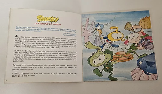 45T Snorky – La Fabrique de Vapeur – Vinyle 7" – Générique TV Dessin Animé – Années 80 – Image 4
