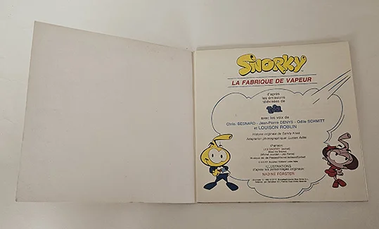 45T Snorky – La Fabrique de Vapeur – Vinyle 7" – Générique TV Dessin Animé – Années 80 – Image 3
