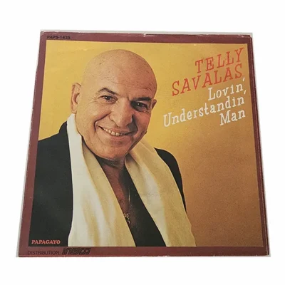 45T – Telly Savalas – Lovin' Understandin' Man – For All The Right Reasons – Papagayo – Vinyle 7" 1981