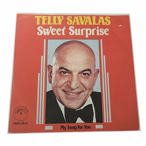 45T Telly Savalas – Sweet Surprise – Vinyle 7 Pouces – Chanson Pop Internationale