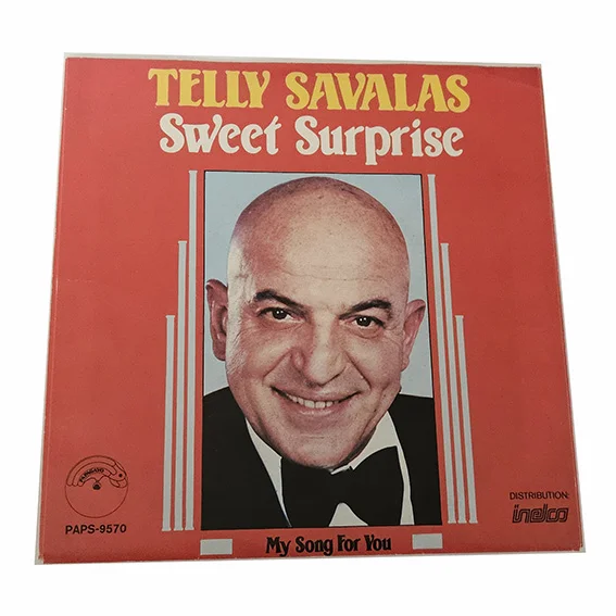 45T Telly Savalas – Sweet Surprise – Vinyle 7 Pouces – Chanson Pop Internationale – Image 2