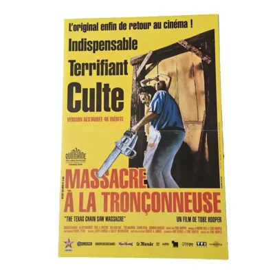 Affiche - Massacre à la tronconeuse +- 60x40 cm