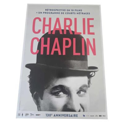 Affiche – Charlie Chaplin Rétrospective +- 42x60cm