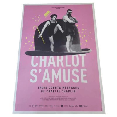 Affiche – Charlot s’amuse – Affiche +- 42x60cm Charlie Chaplin
