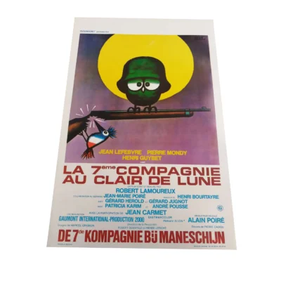 Affiche La 7e Compagnie au clair de lune 35x55 cm – Affiche cinéma originale vintage