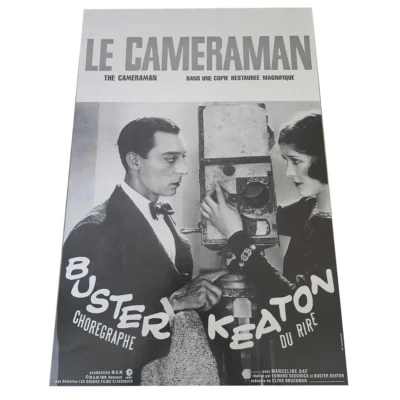 Affiche – Le cameraman +- 42x60cm