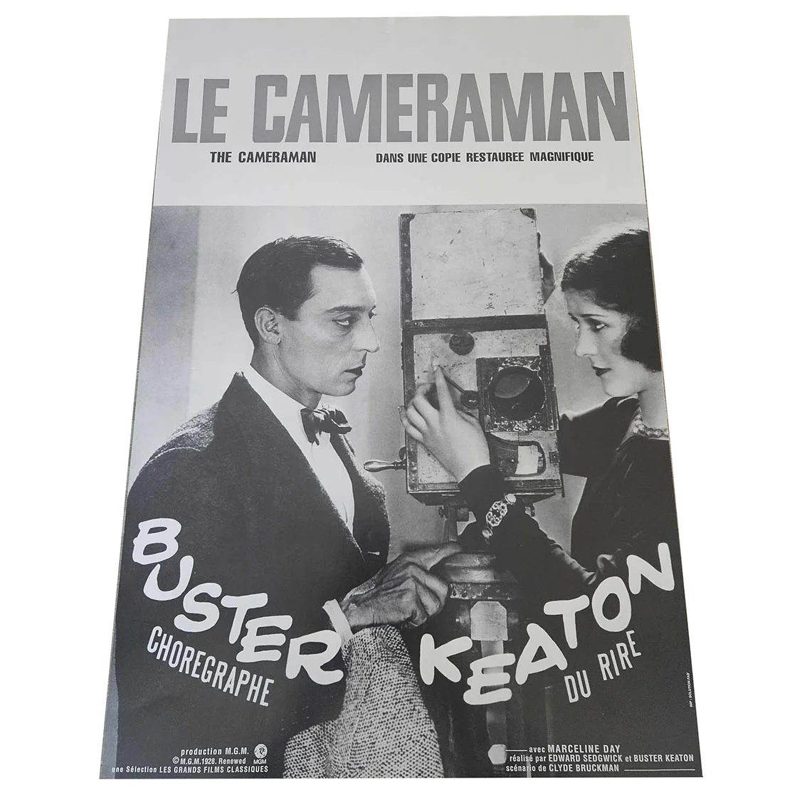 Affiche – Le cameraman +- 42x60cm