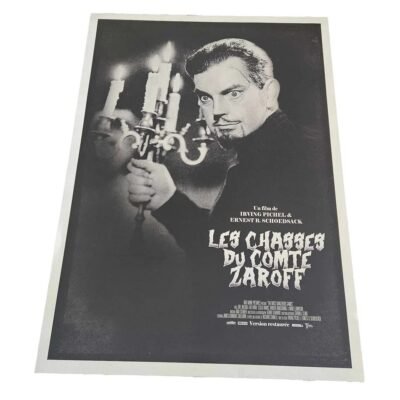 Affiche – Les chasses du comte Zaroff +- 42x60cm
