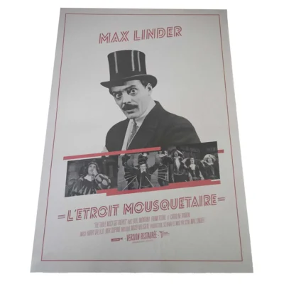 Affiche – Max Linder L’etroit mousquetaire +- 42x60cm