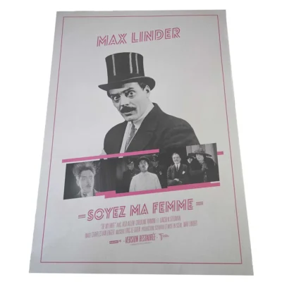 Affiche – Max Linder Soyez ma femme +- 42x60cm